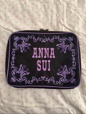 Anna Sui Cosmetic Case or travel toiletries bag